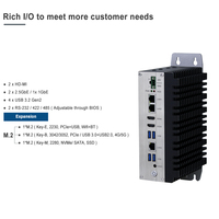 Calculatrice miniature sans ventilateur de dernière génération avec processeur Core i7 de 12e génération, 2x RS232/485, ordinateur industriel pour les contrôles d'automatisation