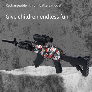 Pistola de Agua Eléctrica de Plástico ABS de Alta Calidad, Nueva de Verano, Juguete para Niños, Batería de Litio de 7.4V, Velocidad de <span class=keywords><strong>50</strong></span>-100fps - Product Image 4