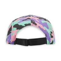 All Over Flower Sublimation Blanks 6 Panel Flat Bill Personnaliser Spring Fashion Snapback Hats Vente en gros en vrac