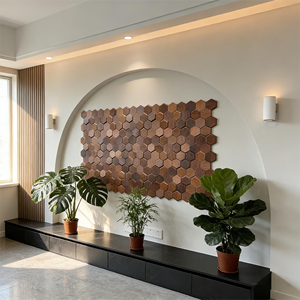 Kasaro Meilleur <span class=keywords><strong>Prix</strong></span> Matériaux Sans Formaldéhyde Ni Polluants Design Moderne en Bois Massif 3D Convient pour la Décoration de la Maison et du Bureau - Product Image 1