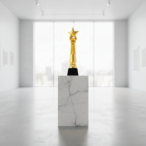 Trofeo <span class=keywords><strong>de</strong></span> resina nuevo círculo deslumbrante <span class=keywords><strong>de</strong></span> Honor premio título honorario trofeo recuerdo - Product Image 4