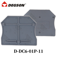 1 pièce DEGSON DC10-01P-11-00ZH Borniers de raccordement traversants à vis pour rail DIN UK10N 1000V 57A 0.5-10mm² 20-6 AWG