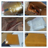 Laiyuan Industrial Kapton 12V 2.5W Batterie chauffante alimentée par film chauffant en polyimide Elément chauffant