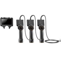 Caméra d'inspection industrielle endoscopique HD numérique 6,4 mm, étanche IP54, pour égouts, avec écran IPS 5 pouces, champ de vision 90°, batterie 6h