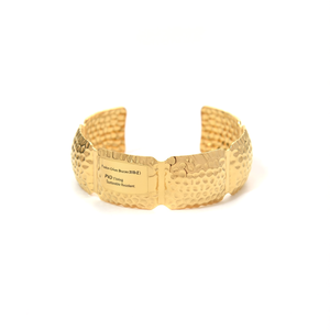 Brazalete de Moda en Acero Inoxidable 316L con Baño de Oro PVD, Sostenible y Resistente - Product Image 2