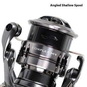 Carrete de Pesca <span class=keywords><strong>SHIMANO</strong></span> 25 COMPLEX XR Luya, Modelo F4 Micro F6, con Copa Poco Profunda, Metal Brillante, para Spinning y Pesca con Señuelos - Product Image 3
