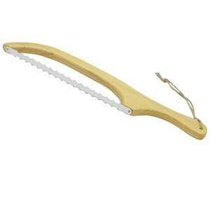 <span class=keywords><strong>Cuchillo</strong></span> de pan serrado profesional de madera con mango curvo, diseño ambidiestro, <span class=keywords><strong>cuchillo</strong></span> de pan de acero inoxidable para pan de masa madre - Product Image 2