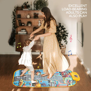 Alfombra de Baile Electrónica al por Mayor, Tapete Musical de Juguete con Temática de Transporte, Alfombras de Baile Musicales para Niños - Product Image 4