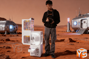 ZDYS Mini-machine à griffes de <span class=keywords><strong>table</strong></span> fiable, mini-machine à griffes pour enfants, difficulté réglable - Product Image 2