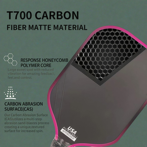 ไม้พายพิคเคิลบอล Pro 16 มม. T700 คาร์บอนไฟเบอร์ แกน 3S น้ำหนักเบา ควบคุมการหมุนสูง สำหรับผู้ใหญ่ วัยรุ่น ผู้เริ่มต้น และการแข่งขัน - Product Image 3