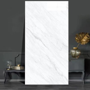Precio al por mayor, mesa pulida, baldosas de porcelana de cuarzo Calacatta blanco, encimeras de piedra artificial, losas - Product Image 4