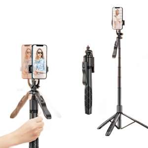 L16 Trépied portable tout-en-un pour téléphone portable, style <span class=keywords><strong>parapluie</strong></span>, stabilisateur manuel pour diffusion en direct et voyages - Product Image 2