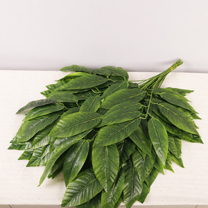 Hojas de Ficus Artificiales de 30cm-100cm de Altura, Simulación Realista, Decoración para Bodas y Hogar, PVC, Goma Suave, Pieza Individual - Product Image 4