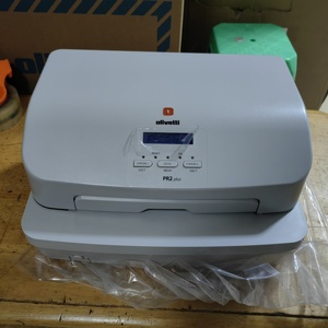 Olivetti-impresora de código PR2 PLUS, color blanco reacondicionado, con pantalla LCD, portátil, original, usado - Product Image 2