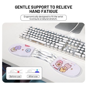 Gel trục chính hình dạng điện thoại di động dock bàn phím Mat chuột Pad Chuột trong suốt Pad Chuột chơi game pad cổ tay phần còn lại cho văn phòng nhà - Product Image 2