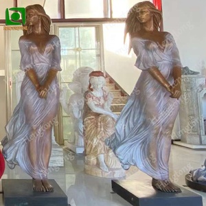 Hotel <strong>Life</strong> <strong>Size</strong> Metal Bronze Casting Beautiful Lady Figure <strong>Statue</strong> - Product Image 3