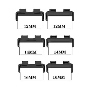 1 paire de barrettes à ressort métalliques de 12 mm, 14 mm, 16 mm pour accessoires de montre connectée, connecteurs de bracelet pour <span class=keywords><strong>Huawei</strong></span> <span class=keywords><strong>Band</strong></span> 10, 9, 8 - Product Image 4