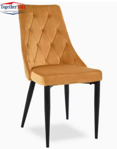 Ensemble de chaises de salon modernes et confortables à dossier haut, en tissu durable, pour hôtel de luxe, restaurant extérieur et usage intérieur, écologiques et stables - Product Image 4