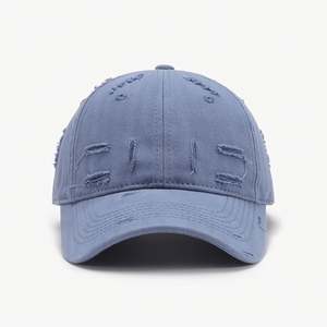 Venta al por mayor Unisex ajustable bordado Logo Vintage sombrero apenado papá sombrero 100% algodón gorra de béisbol personalizada - Product Image 5