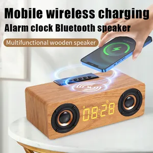 New Wireless Fast Charging BT Speaker With Wireless Charging 10w Portable Bluetooth Speaker