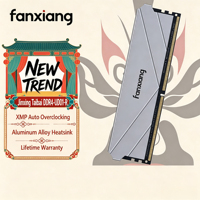 Mémoire FANXIANG pour ordinateur de bureau de jeu, kit DRAM 16 Go DDR4 3200 CL16, dissipateur thermique Intel XMP argenté, RAM UDIMM en stock