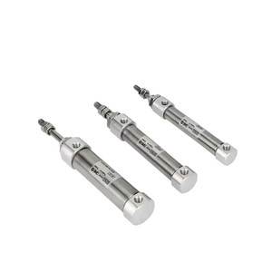 Mini-cylindre SMC CJ2B CDJ2B 10 16 20 25 30 35 40 45 50 75 Z B, pièces pneumatiques en acier inoxydable avec filetage - Product Image 1