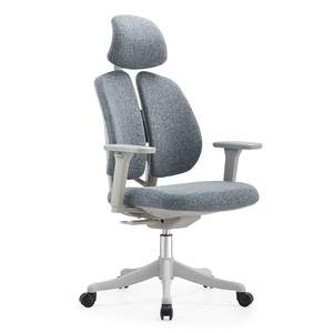 Sedia da Ufficio Moderna con Poggiatesta 2D Regolabile, Braccioli 3D, Superficie in PU, Telaio Autobloccante a Tre Posizioni - Product Image 5