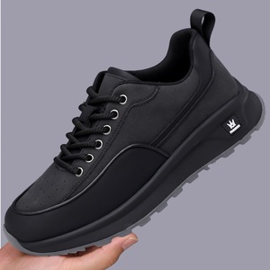 Zapatos Deportivos para Hombre, Ligeros, Antideslizantes, con Amortiguación, a la Moda, con Cordones y Cierre Deslizante, Punta Cerrada, para Todas las Temporadas - Product Image 4