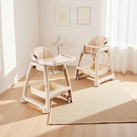 Chaise haute pour bébé Vsuch, réglable en hauteur, siège d'alimentation pour nourrissons, plateau attrape-aliments, boîte de rangement pour une utilisation quotidienne à la maison