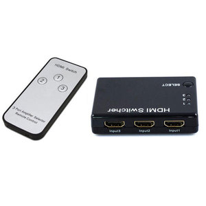 HDMI 3 To 1 <b>Switch</b> With <b>Remote</b> Control For Multiple Devices Selection - Product Image 2