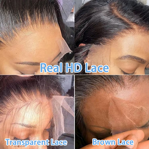 Pelucas de Cabello Humano Liso Natural Vietnamita 100% sin Pegamento, Peluca Frontal de Encaje 13x6 5x5, Pelucas Frontales de Encaje HD Baratas con Cierre - Product Image 4