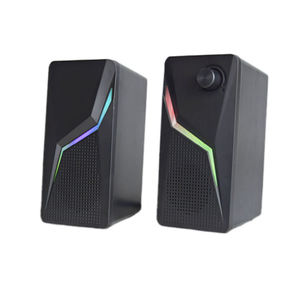 وصول جديد DC 5V تعمل بالطاقة RGB مضيئة <span class=keywords><strong>2</strong></span>.0CH كمبيوتر محمول يعمل بمنفذ USB مكبرات الصوت - Product Image 1