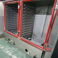 Armoire de cuisson vapeur industrielle en acier inoxydable à 24 plateaux, gaz et électrique, pour cuisine commerciale, directement de l'usine