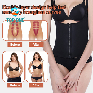 Personalizado de las mujeres sin costuras Sweatwear Cintura Trainer Tummy Belt Faja Corsé Adelgazamiento Body Shaper-Venta al por mayor - Product Image 2