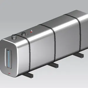 L'usine produit des pièces de camion pièces de groupe électrogène réservoir de carburant en alliage d'aluminium réservoir de carburant diesel