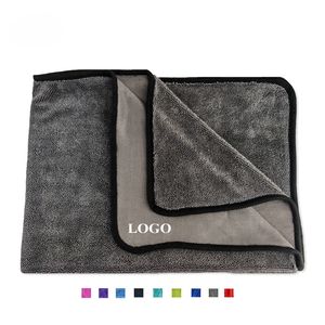 Serviette de séchage de voiture en microfibre absorbante à boucles torsadées, grandes serviettes pour le séchage et le detailing automobile, accessoires de lavage - Product Image 1