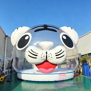 Casa de Burbujas Inflable de PVC de Grado Comercial Csatle de 0.55 mm para Niños, Fiestas al Aire Libre, Parques de Diversiones, <span class=keywords><strong>Juegos</strong></span> Comerciales en el Patio Trasero - Product Image 1