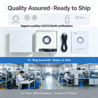 Bague d'enregistrement intelligente portable avec microphone intégré, développement secondaire SDK, IP68, personnalisation de projets B2B, historique de navigation