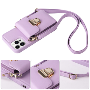 <span class=keywords><strong>Étui</strong></span> de <span class=keywords><strong>téléphone</strong></span> à <span class=keywords><strong>bandoulière</strong></span> populaire et portefeuille en cuir pour iPhone 15 Pro sac de <span class=keywords><strong>téléphone</strong></span> <span class=keywords><strong>portable</strong></span> sac à main à <span class=keywords><strong>bandoulière</strong></span> - Product Image 5
