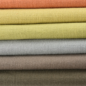 Cotton Canvas <b>Fabric</b> 8*8 Slub Woven Plain Dyed Medium <b>Weight</b> 120GSM Breathable For Coat Jacket Apparel - Product Image 1