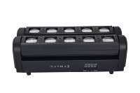 QSE 10x30W Nouvelle Lumière de Scène Spider à Effet Beam, Wash et Strobe RGBW, Boîtier en Aluminium Noir, DMX512 19/36/57 Canaux