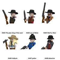 Nouveaux jouets pour enfants, blocs de construction militaires de la Seconde Guerre mondiale, soldats allemands, mini figurines d'action, médailles, chapeaux, jouets pour enfants, cadeaux de Noël