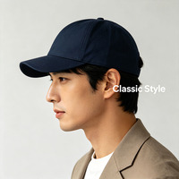 Gorra de Béisbol de Moda, Lisa, Sin Estructura, Ajustable, Estilo Dad Hat, 6 Piezas, 100% Algodón, Color Sólido, Unisex, OEM Personalizable