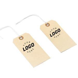 Étiquettes renforcées sur mesure pour fabricants, avec attaches métalliques pour les ventes de garage, les bagages, les vêtements et la bijouterie (pour l'étiquetage des prix) - Product Image 1