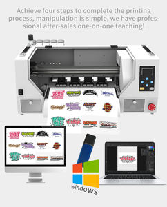 KECAI Imprimante DTF A3 à jet d'encre à double tête d'impression 30 cm pour transfert thermique sur film PET, idéale pour la personnalisation de T-shirts - Product Image 5