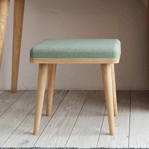 Fresh Modern Style Hot Sale Bedroom Furniture Mint Green Wooden Vanity <strong>Dressing</strong> <strong>Table</strong> <strong>Stool</strong> - Product Image 3
