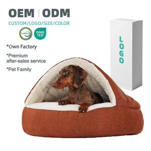 Maßgefertigtes Luxus-Orthopädisches Memory-Foam-Hundebett Großhandel Hundebett mit Abnehmbarem Waschbarem Wasserdichtem Bezug - Product Image 1
