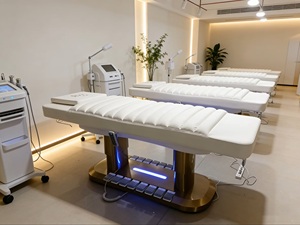 Modern Luxury Beauty Salon Furniture with <b>LED</b> Foot Control Electric Black Spa Facial Care <b>Bed</b> Medical Facial Massage <b>Bed</b> - Product Image 4