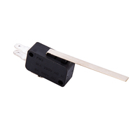1NC1NO Interrupteur miniature Bouton poussoir à long pôle droit 15A 250VAC 5A 150VAC 3-Pin CE IP67 Interrupteur à bascule