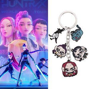 Anime Character Alloy Keychain Car Bag Accessories Cartoon Metal Pendant